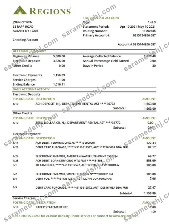 USA Regions excel pdf